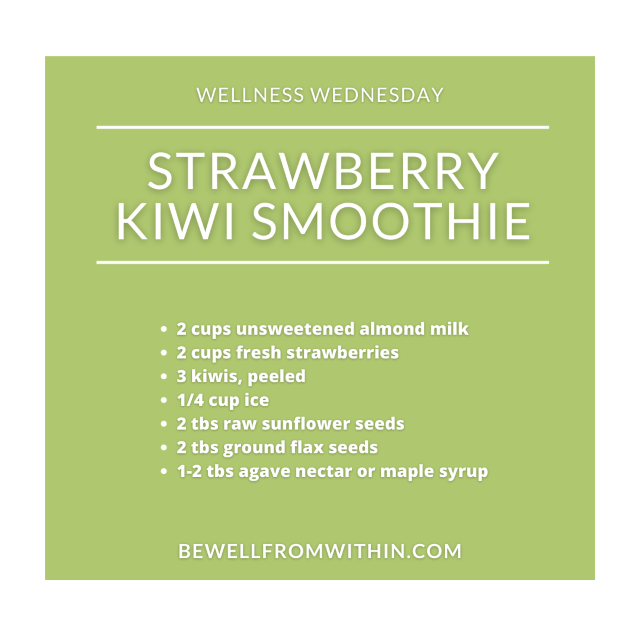 Strawberry Kiwi Smoothie