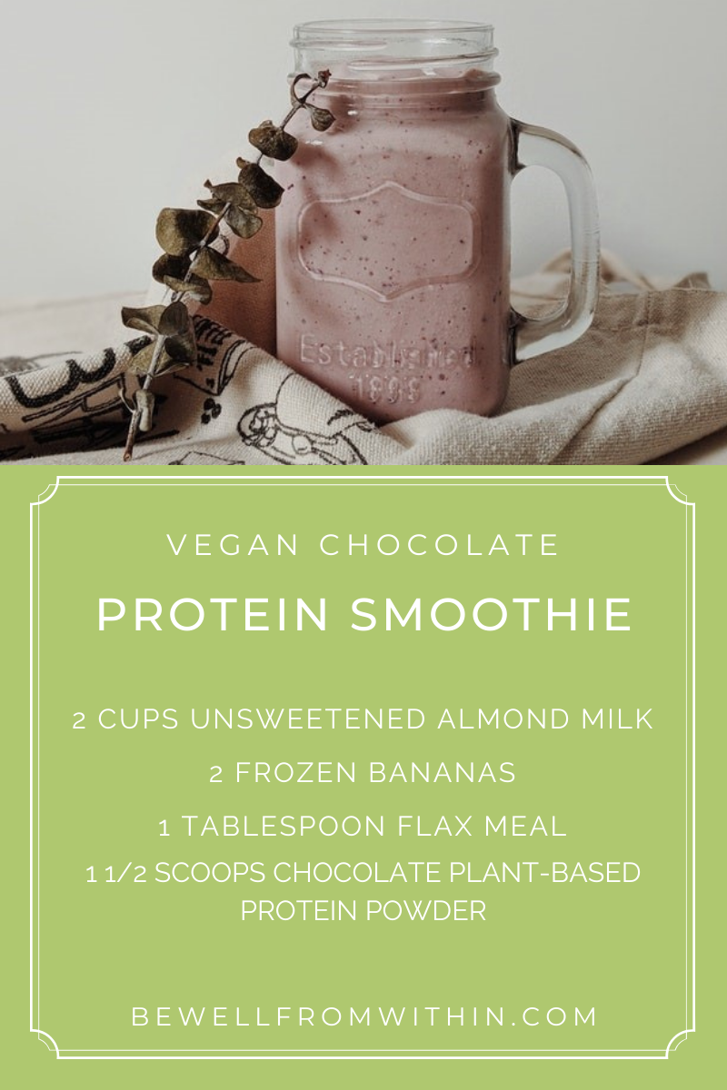 Vegan Chocolate Protein Smoothie
